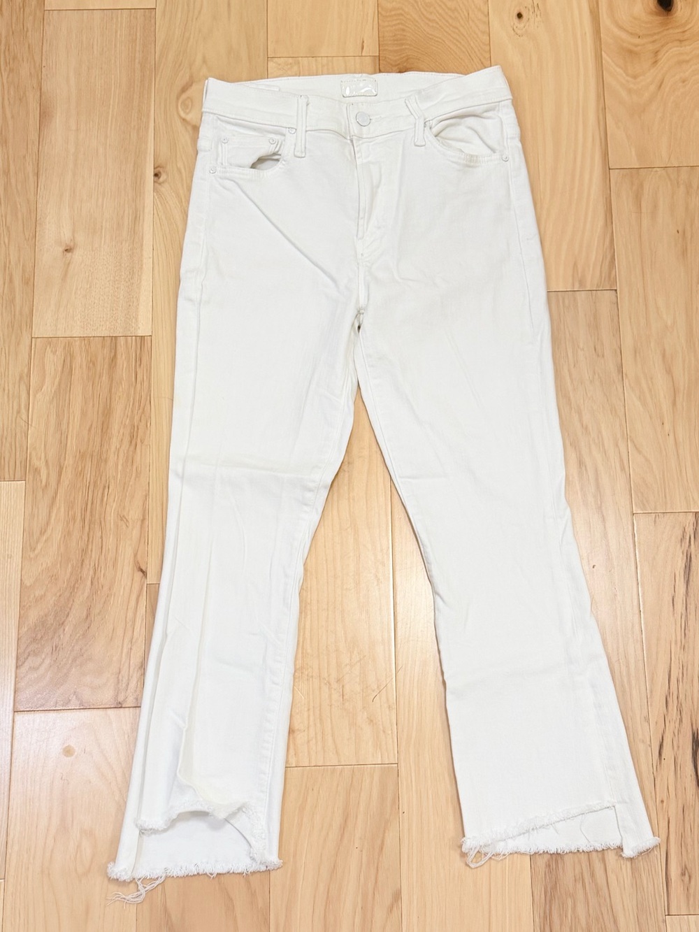 Mother Women’s Lil' Petite Insider Crop Step Fray Jeans in Fairest Of Them All